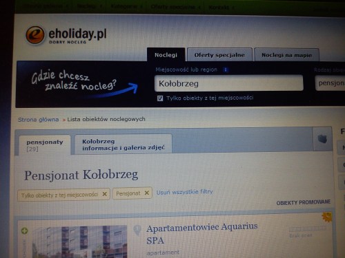 Kołobrzeg pensjonaty eholiday.p